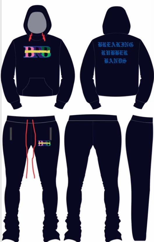 BRB/GlobalBoyz Stacked Sweat Suit