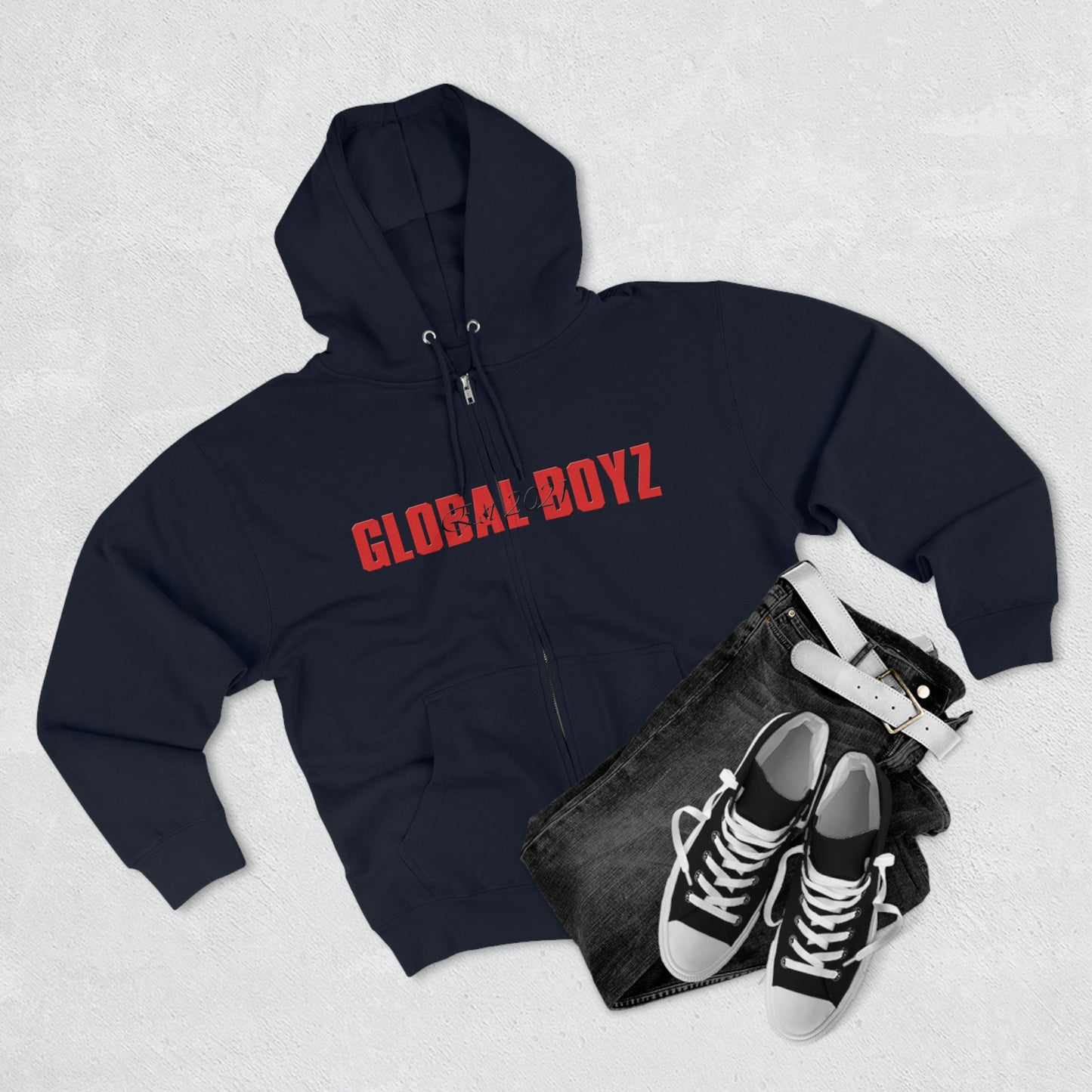 Conquer The World GB™ Premium Full Zip Hoodie