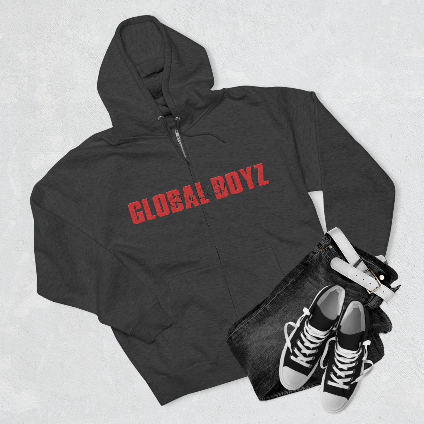 Conquer The World GB™ Premium Full Zip Hoodie