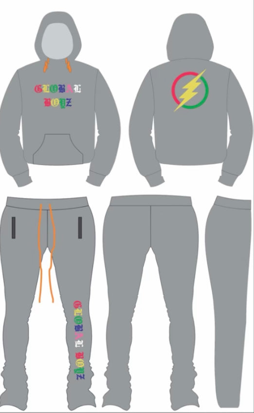 BRB/GlobalBoyz Stacked Sweat Suit